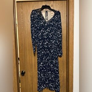 Free People Navy Maxi Dress
